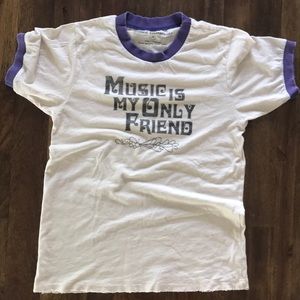 Music Is My Only Friend Tee 